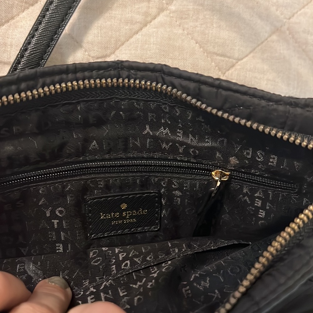 Kate Spade quilted crossbody, Black - Picture 5 of 5